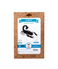 Alternative view of Scorpion en carton noir