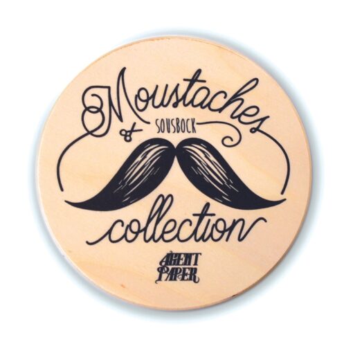 Sous bock moustaches