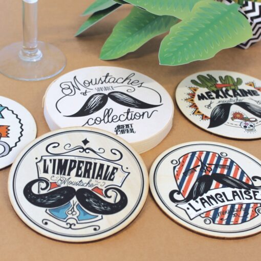Sous bock moustaches – Image 5