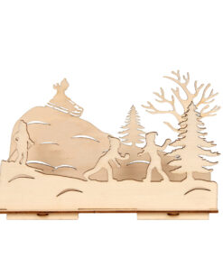 Bougeoir en bois