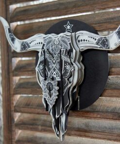 Tête de bison arizona en carton pulp