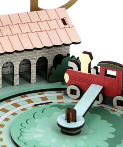 Alternative view of Automate train en bois