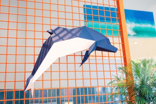 Dauphin en papier 3D – Image 2