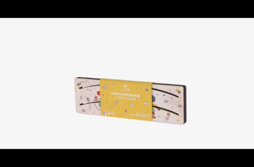 Porte carte en bois