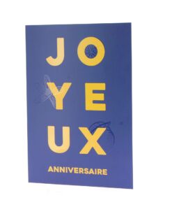 Carte Anniversaire A4