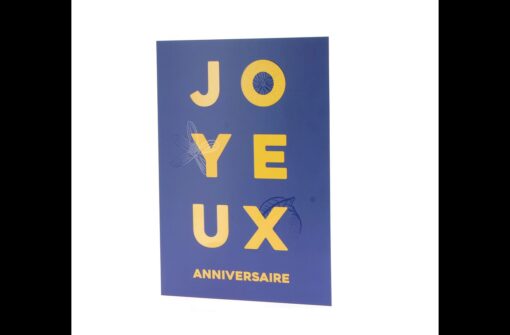 Carte Anniversaire A4