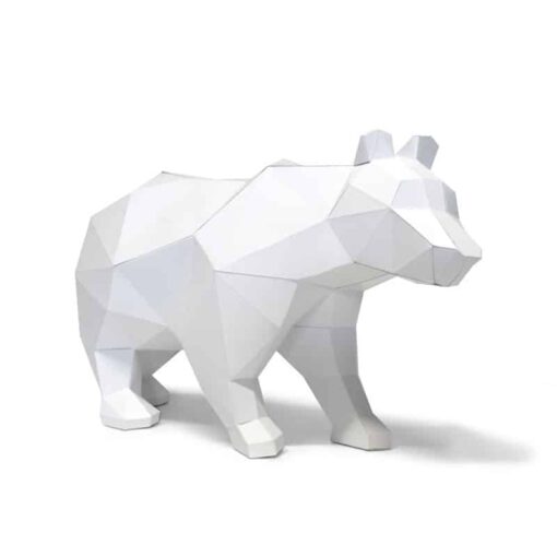 Ours polaire papier 3d