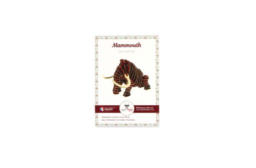 Mammouth en carton imprimé – Image 4