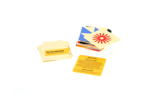 Jeu memory adultes Neo-géométrique