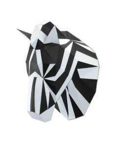 Honoré le zèbre en papier 3d