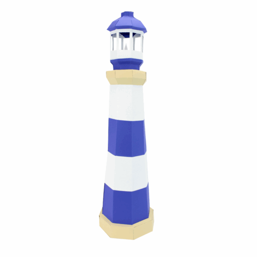 Phare en papier 3D