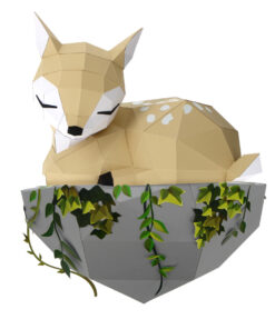Alternative view of Rocher en papier 3D