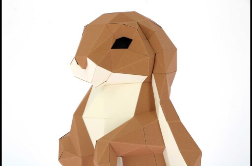 Lapin debout en papier – Image 2