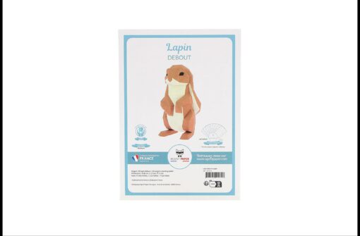 Lapin debout en papier – Image 5