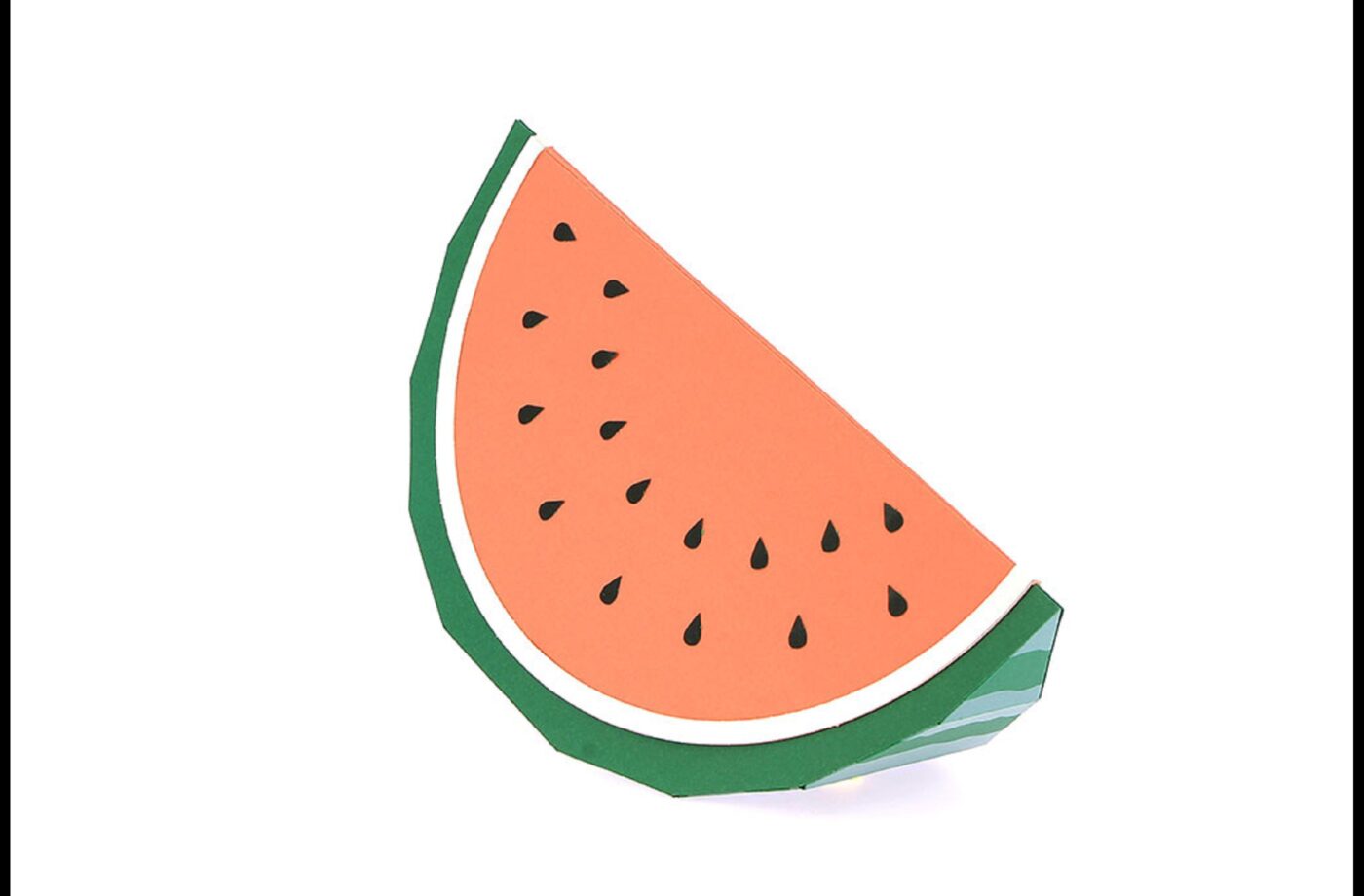 Pastèque en papier