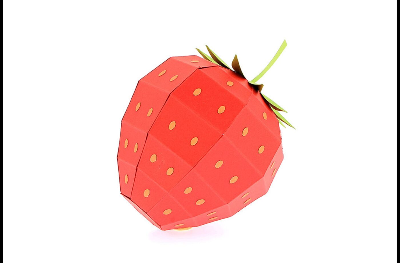Fraise en papier