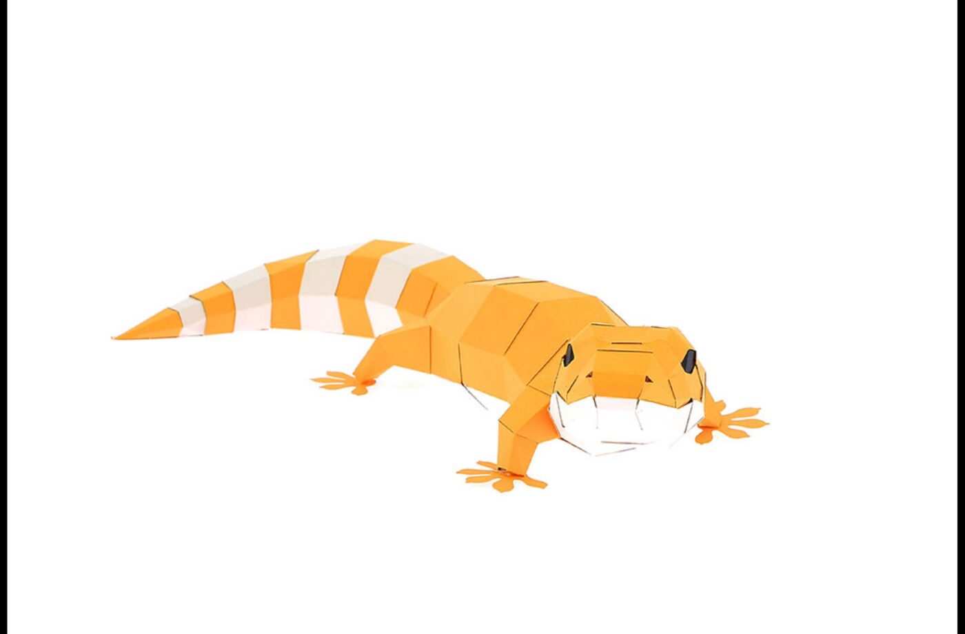 Gecko en papier