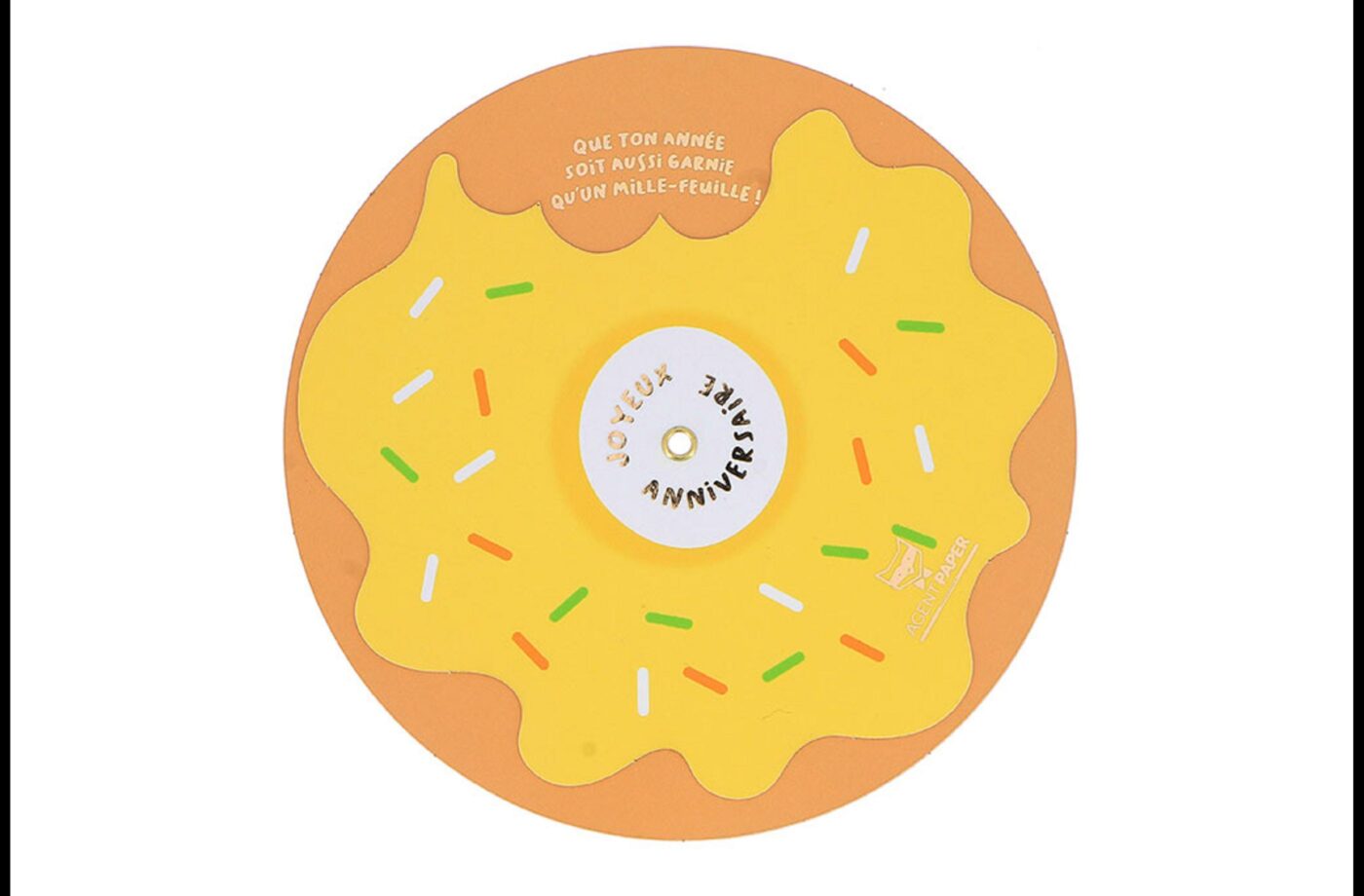 Carte Donut anniversaire