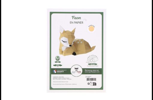 Faon en papier 3D – Image 4