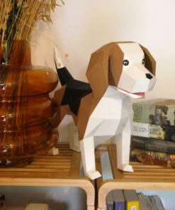 Alternative view of Beagle en papier