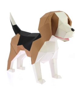 Beagle en papier