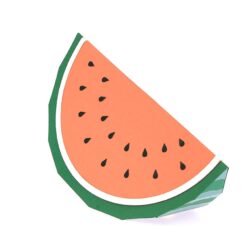 Pastèque en papier