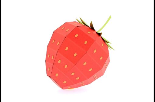 Fraise en papier