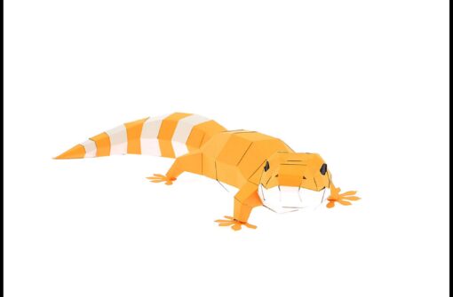 Gecko en papier