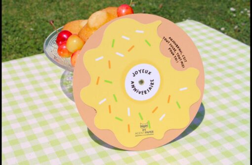 Carte Donut anniversaire – Image 3
