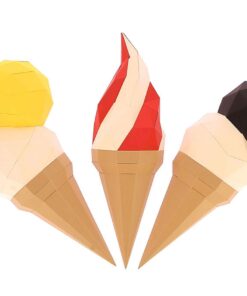 Trio glace en papier