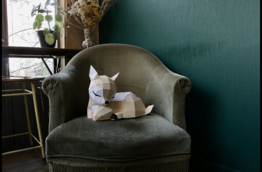 Faon en papier 3D – Image 2