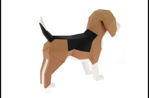 Beagle en papier – Image 3