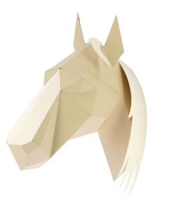 Alternative view of Cheval en papier 3D