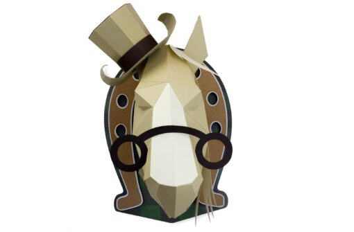 Cheval en papier 3D – Image 8
