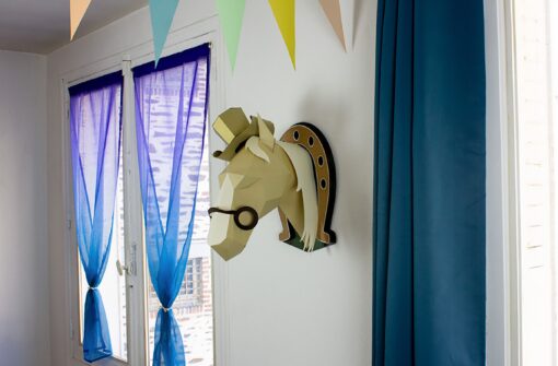 Cheval en papier 3D – Image 6