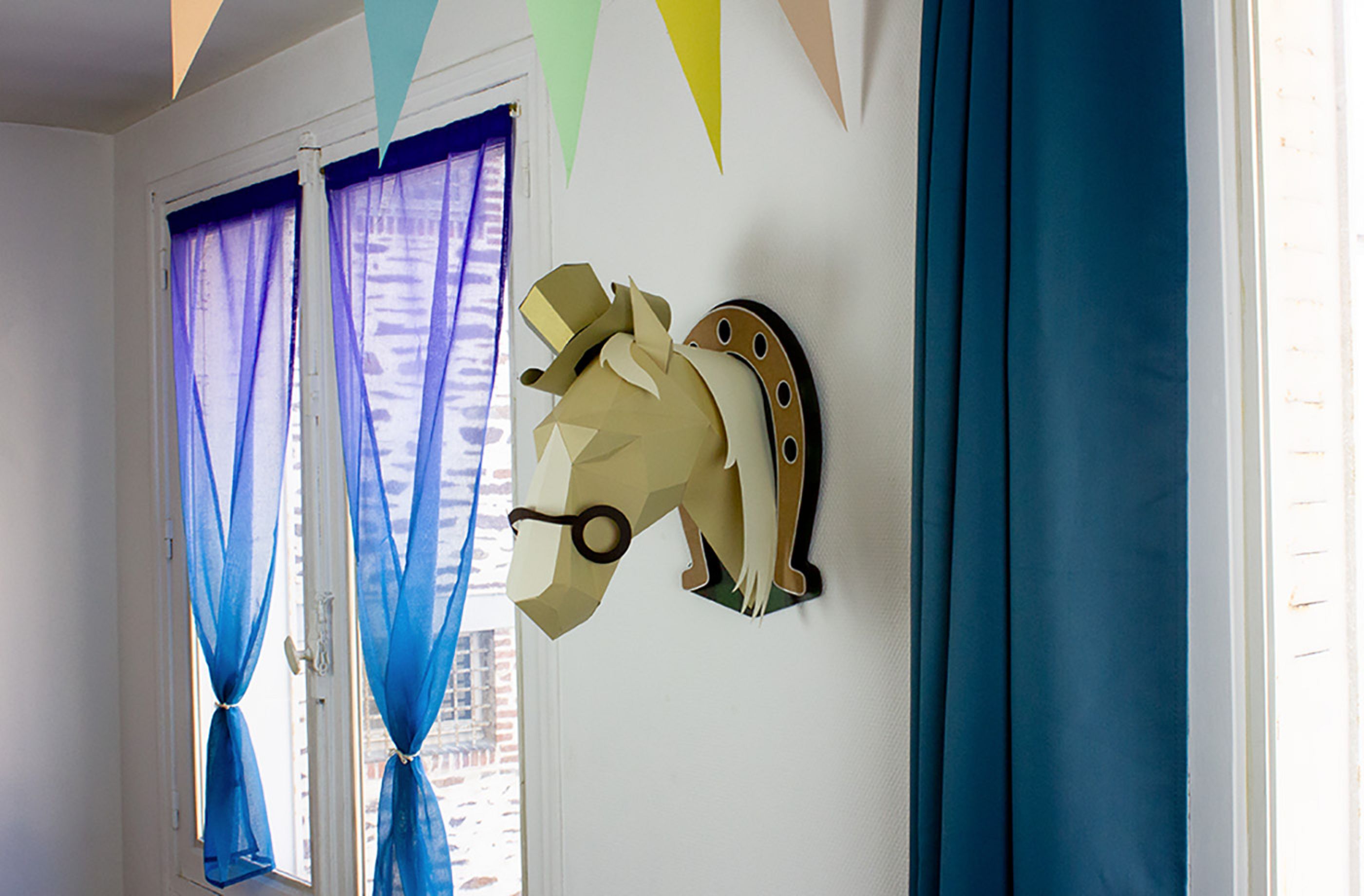 Cheval en papier 3D – Image 6
