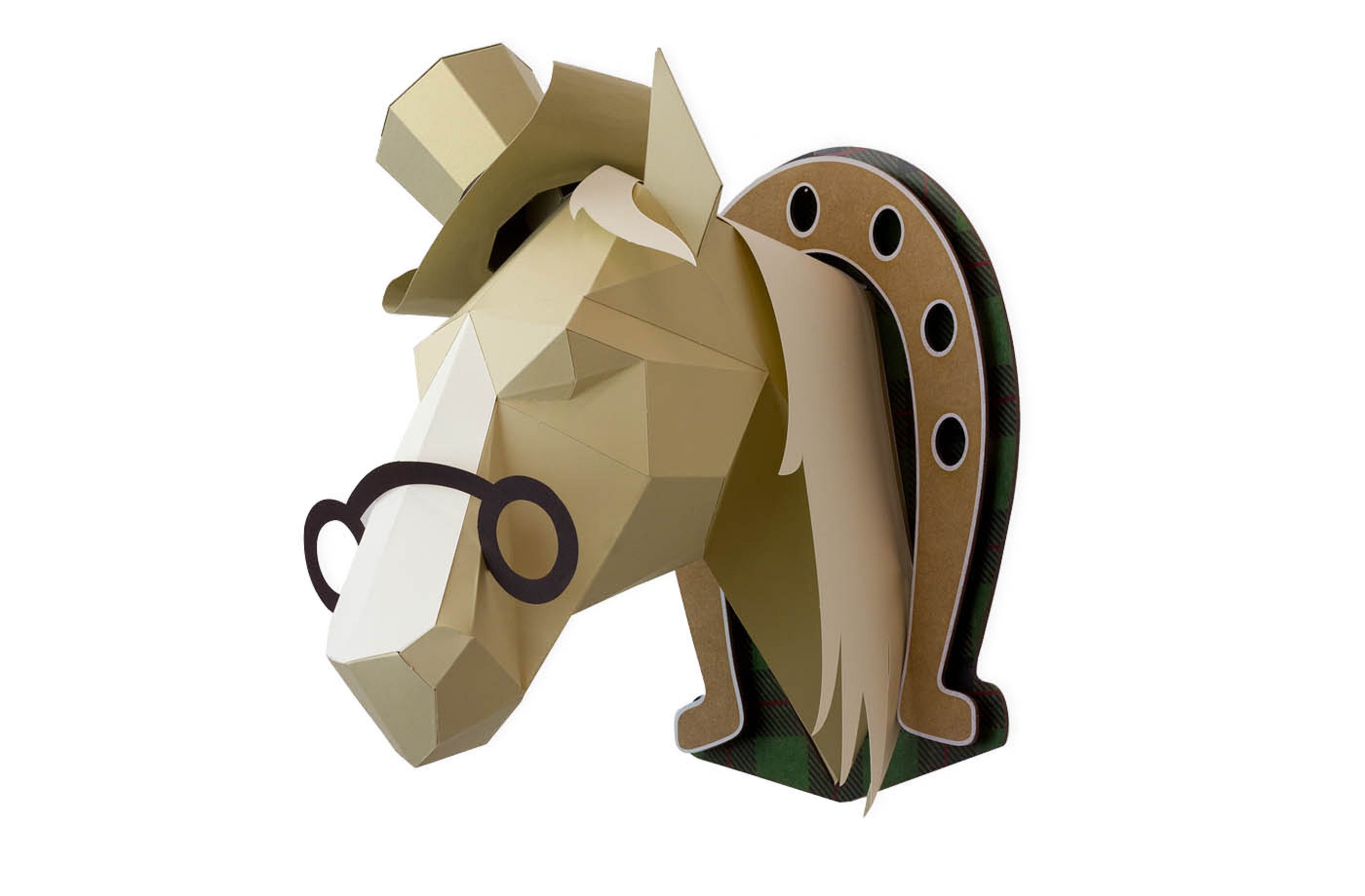 Cheval en papier 3D – Image 5