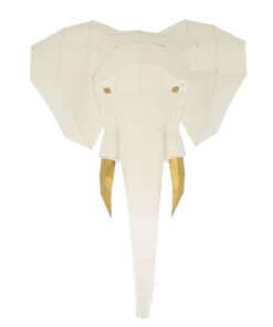 Alternative view of Tête d'éléphant en papier