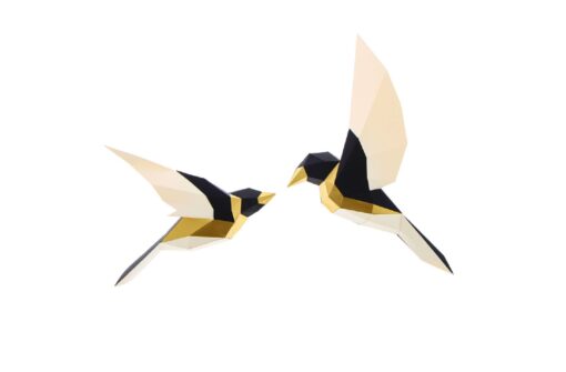 2 Oiseaux en papier 3D – Image 4