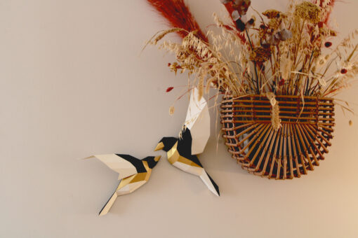 2 Oiseaux en papier 3D – Image 2