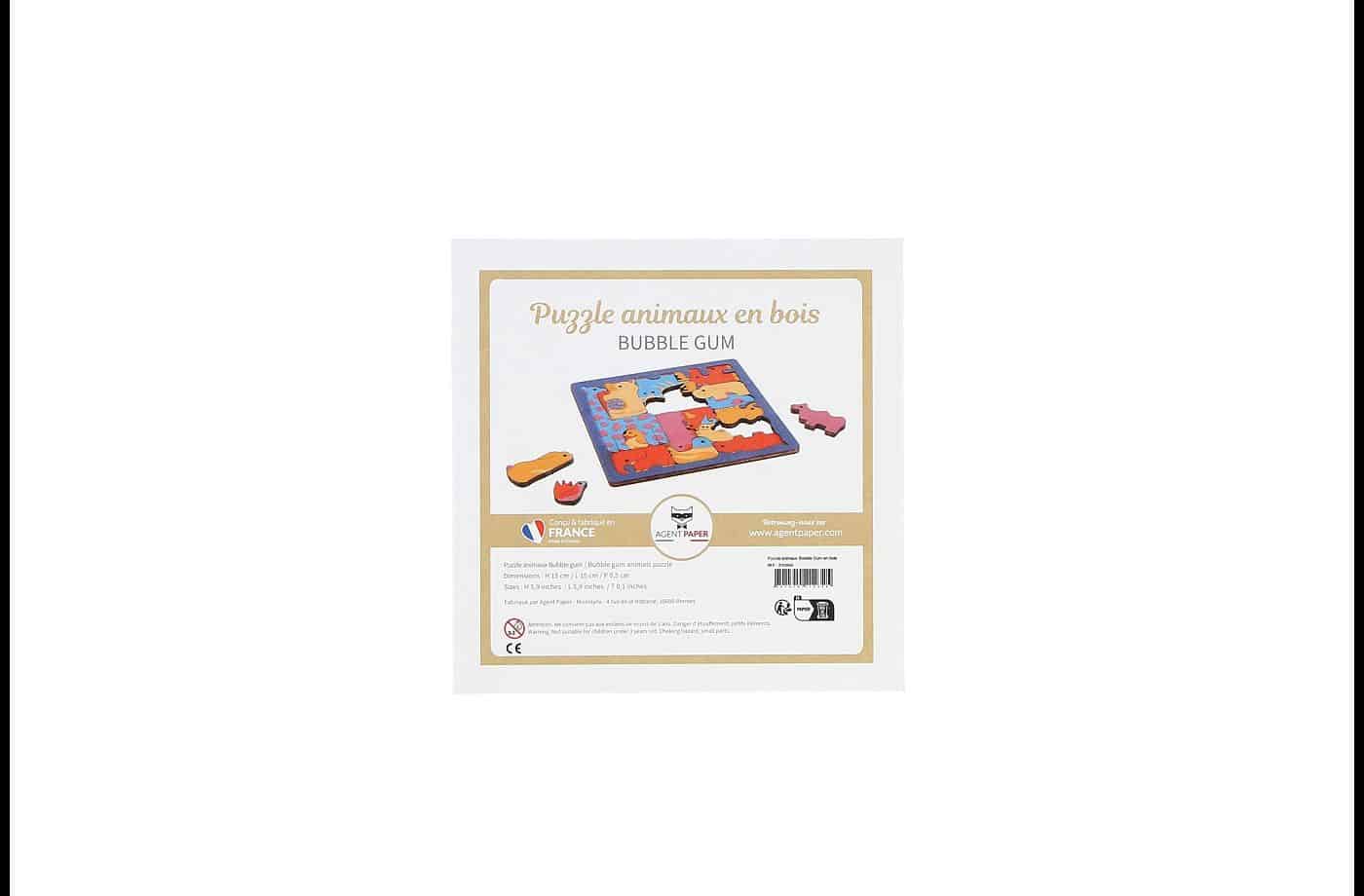 Puzzle animaux en bois – Image 5