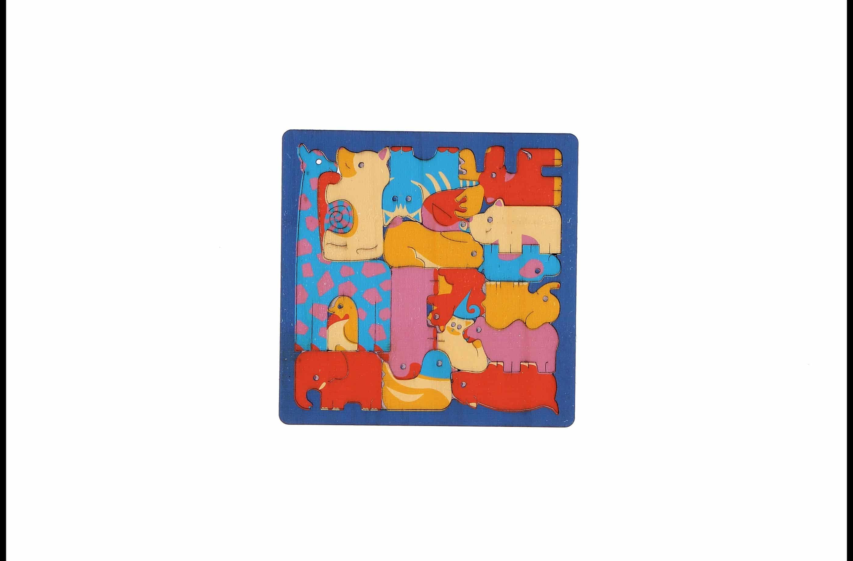 Puzzle animaux en bois