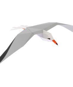 Alternative view of Mouette Rieuse en papier