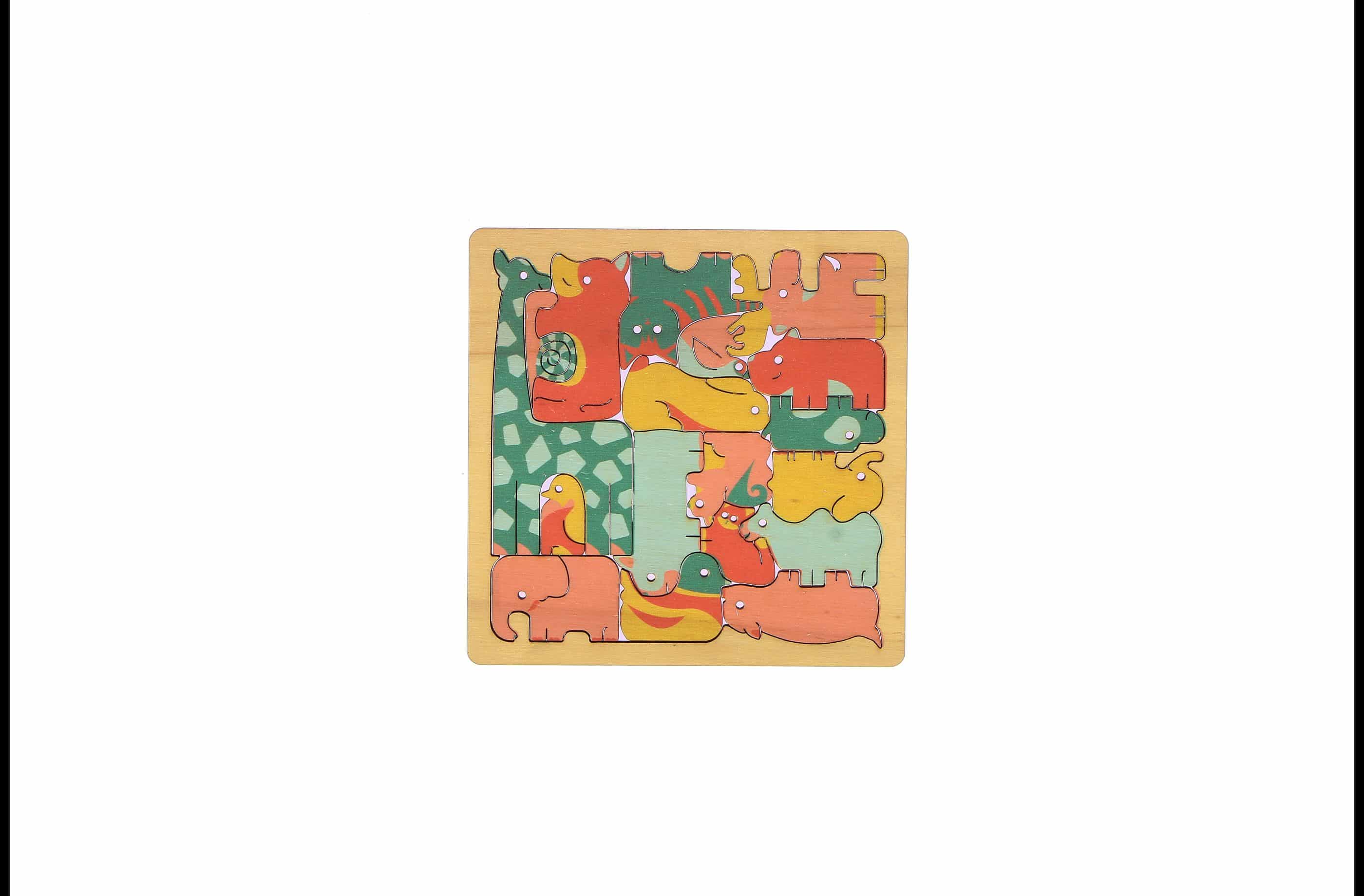 Puzzle animaux en bois – Image 2