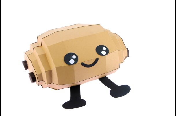 Pain au chocolat en papier