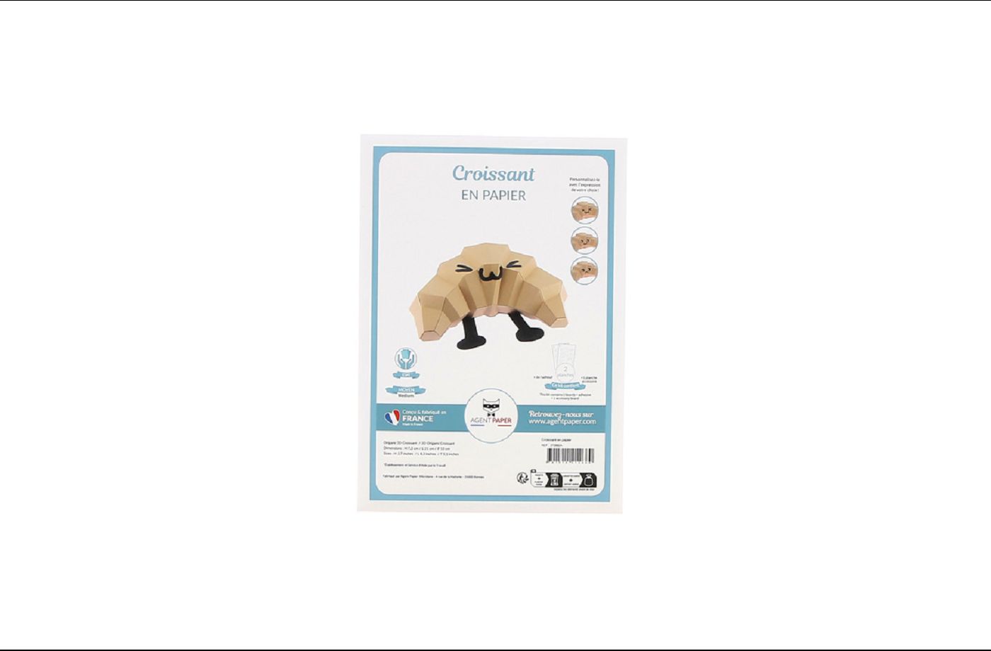 Croissant en papier – Image 3