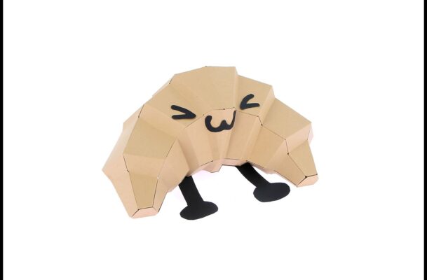 Croissant en papier