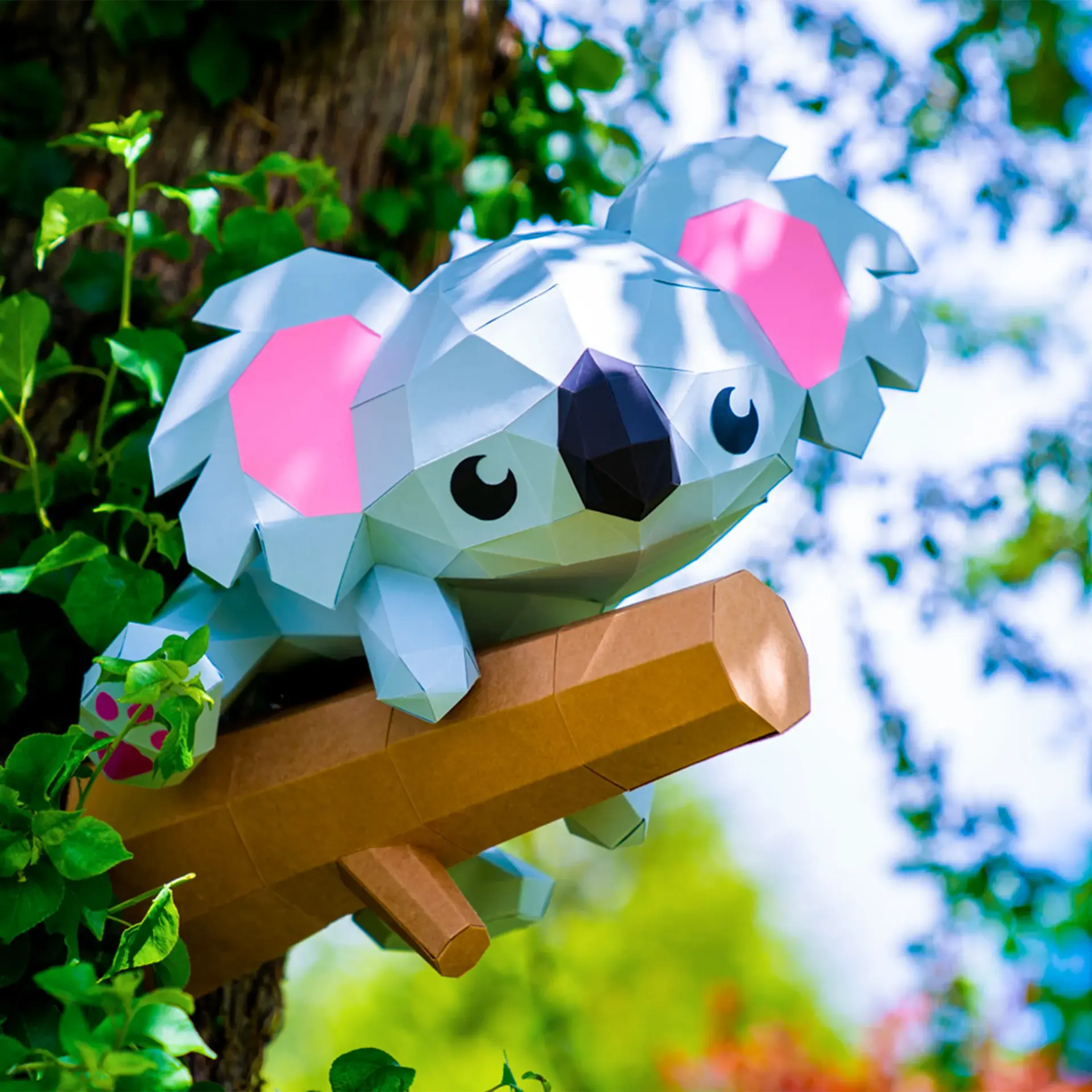 Sculpture de koala en papier 3D Agent Paper